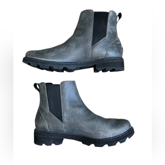Sorel Lennox Chelsea Waterproof Boots in Quarry Gray women’s size 12/43 EU - Picture 3 of 8